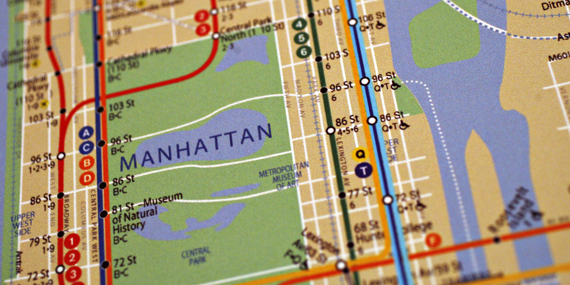 A map of the New York City subway with the addition of the 2